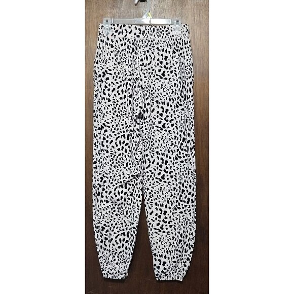 Women's Pink Animal Print Pajama Pants - Nine West - Size Medium - Picture 2 of 5